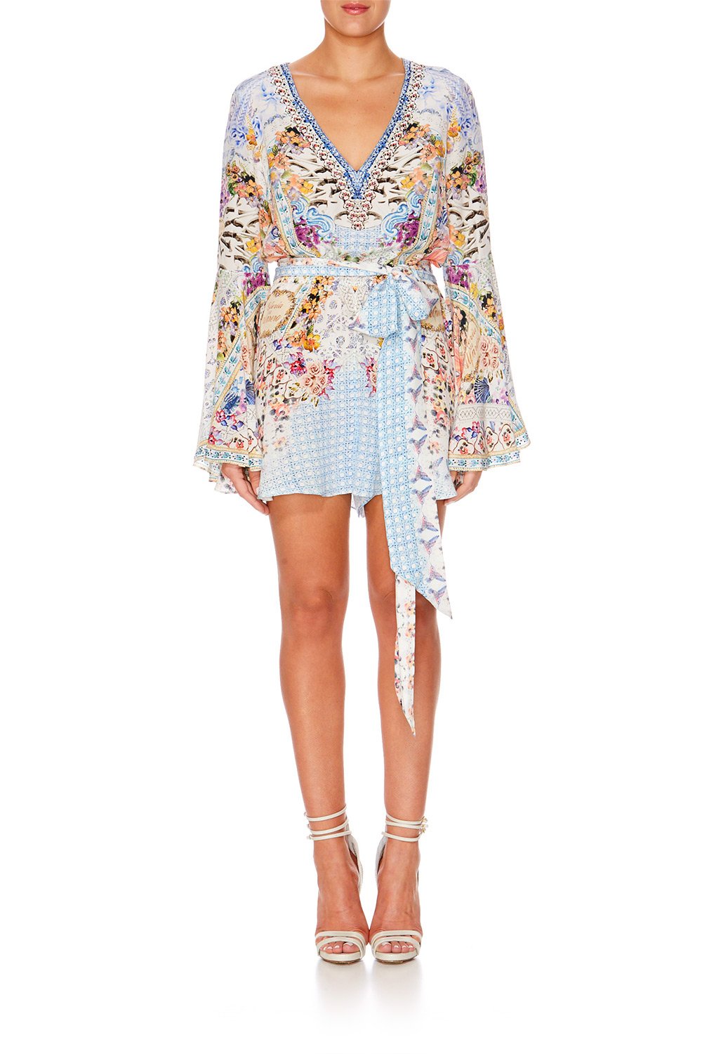 GIRL NEXT DOOR WIDE SLEEVE PLAYSUIT