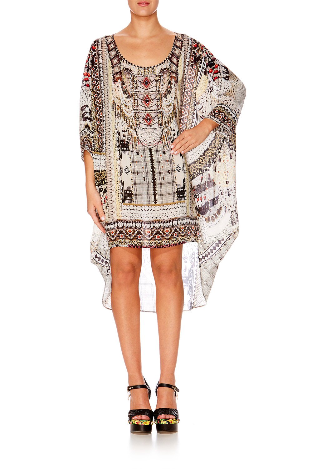 SPELL BOUND SCOOP BACK HEM DRESS