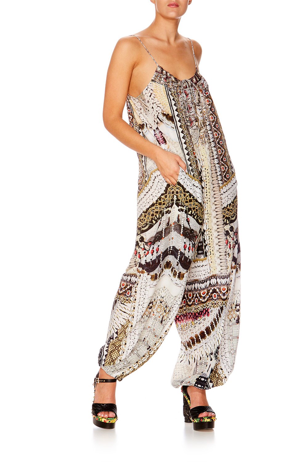 SPELL BOUND BALLOON JUMPSUIT