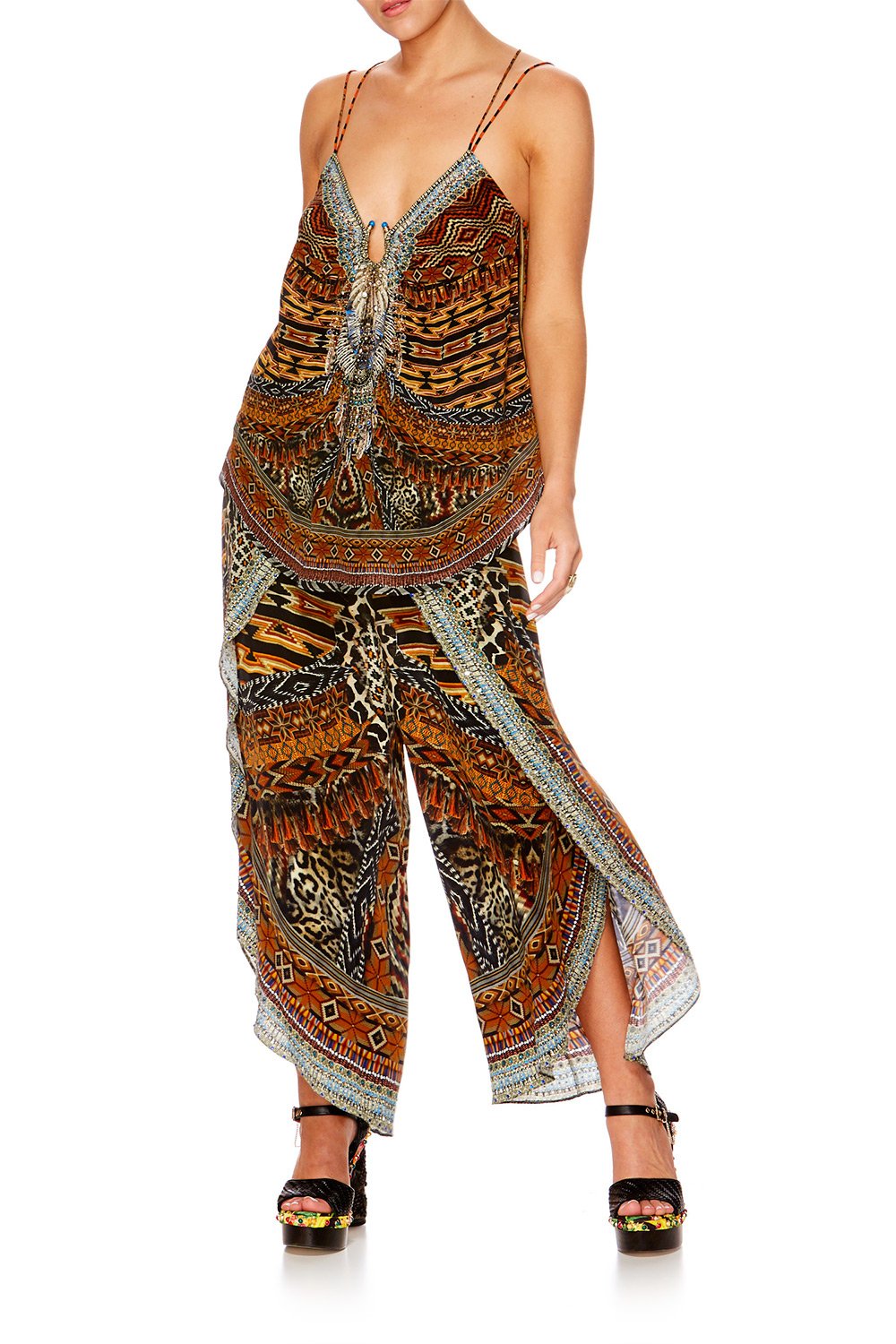 DAWN OF TIME TIE DETAIL WRAP OVER HAREM