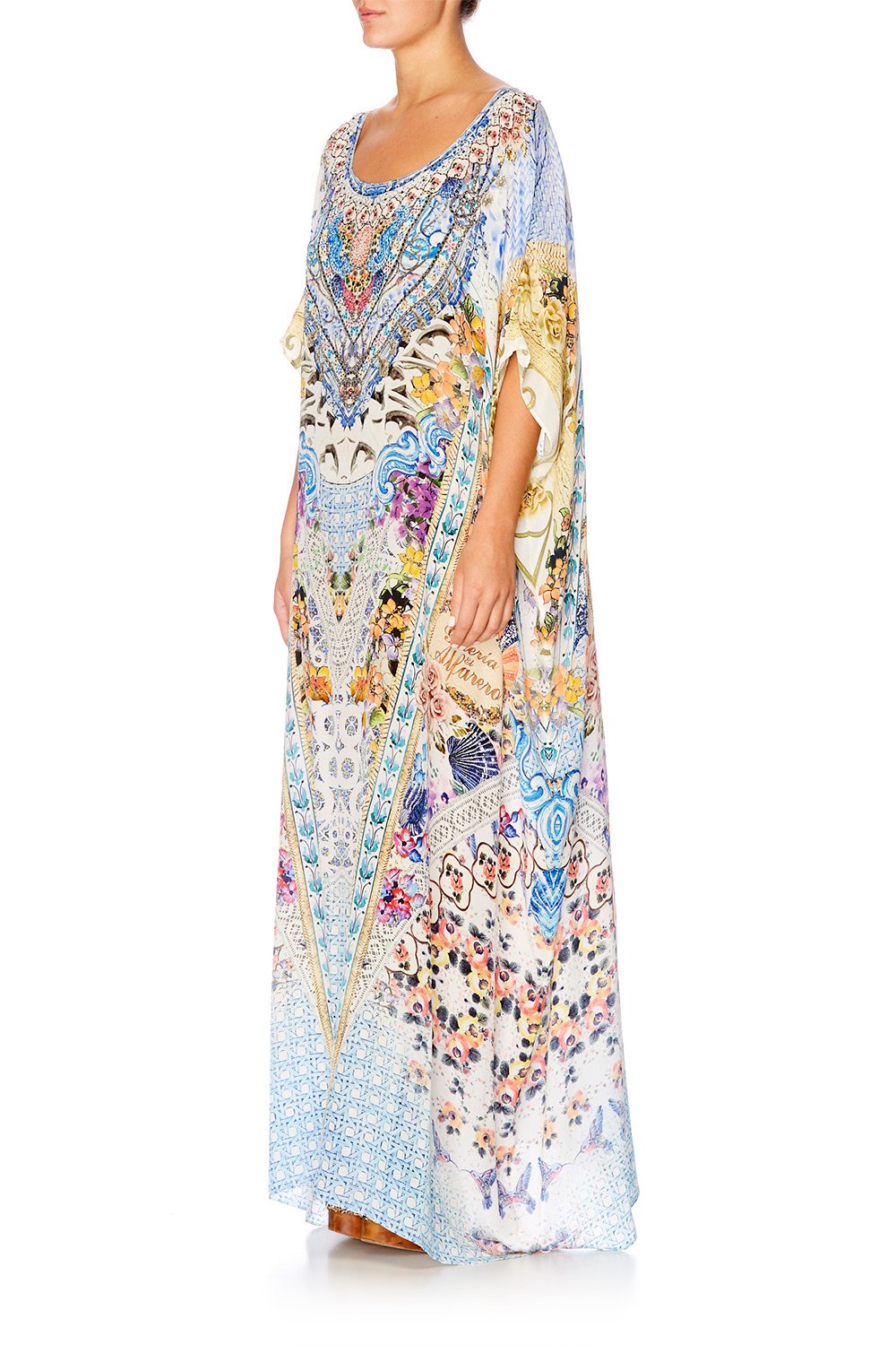 GIRL NEXT DOOR ROUND NECK KAFTAN