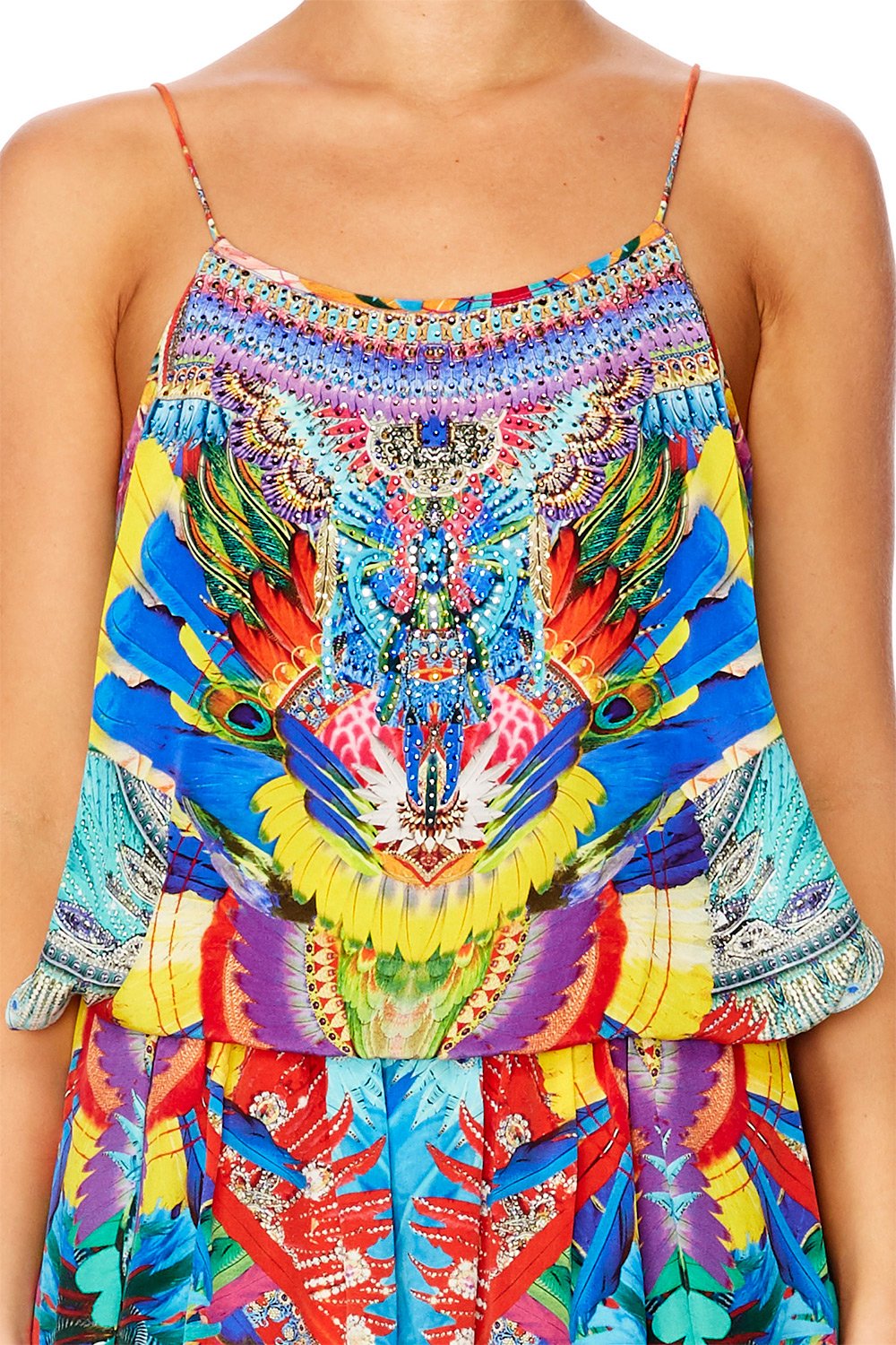 SHOESTRING PLAYSUIT RETRO'S RAINBOW