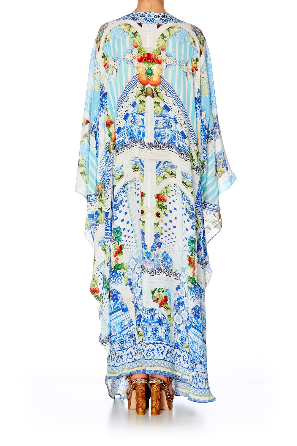 CAMILLA A NIGHT TO REMEMBER LONG KAFTAN WITH WAIST TAB