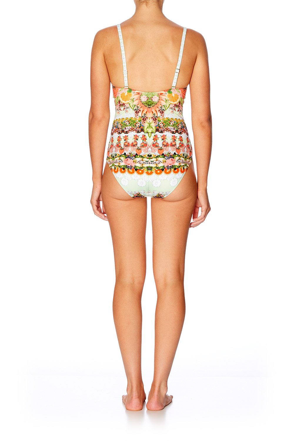 CAMILLA SAMBA SALADA FRILL TAB TIE ONE PIECE