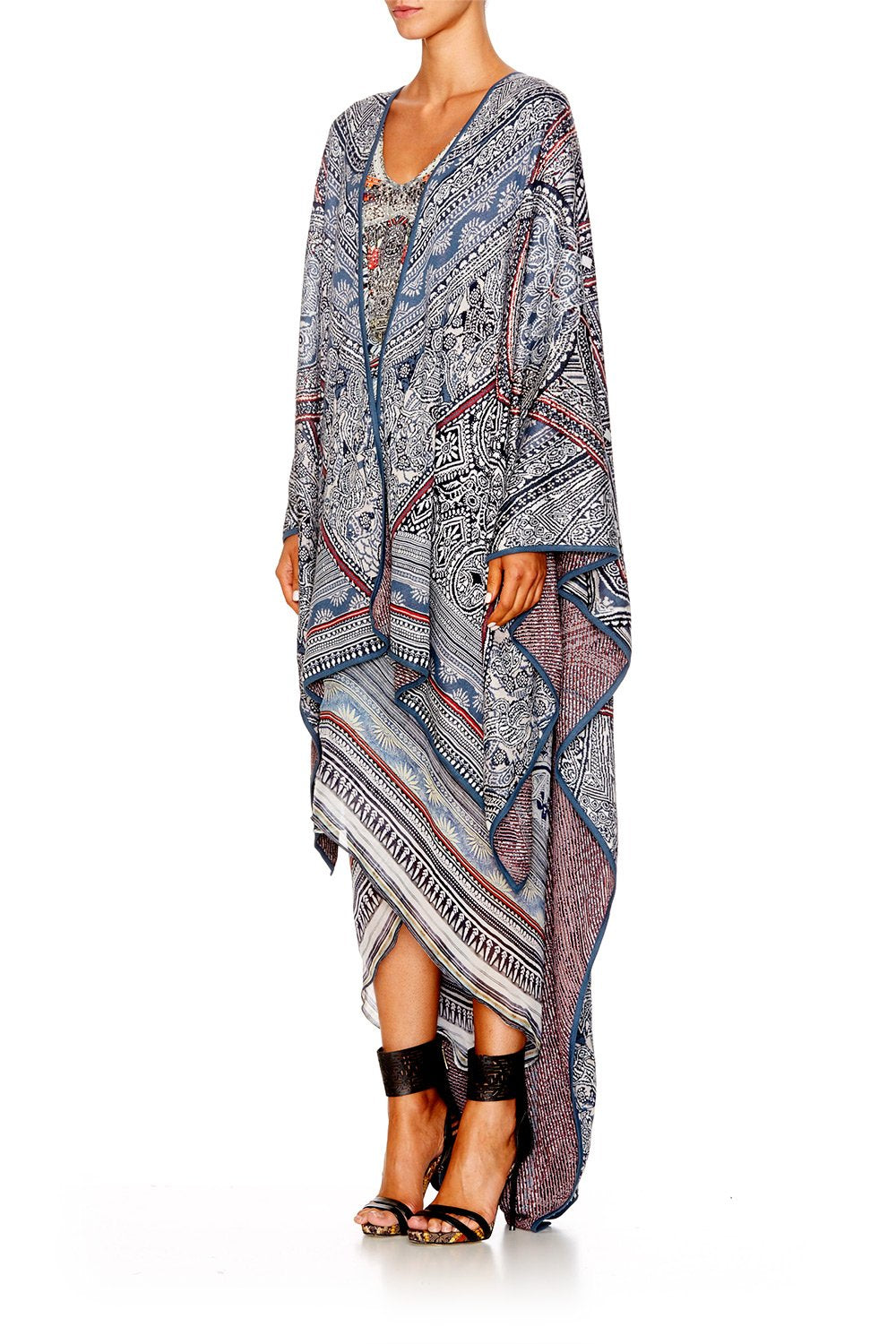 ANTIQUE BATIK OVERSIZED SHAWL