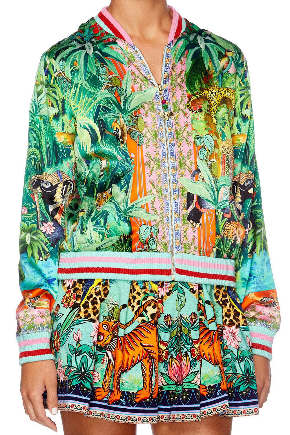 BENNYS BLESSING REVERSIBLE BOMBER JACKET