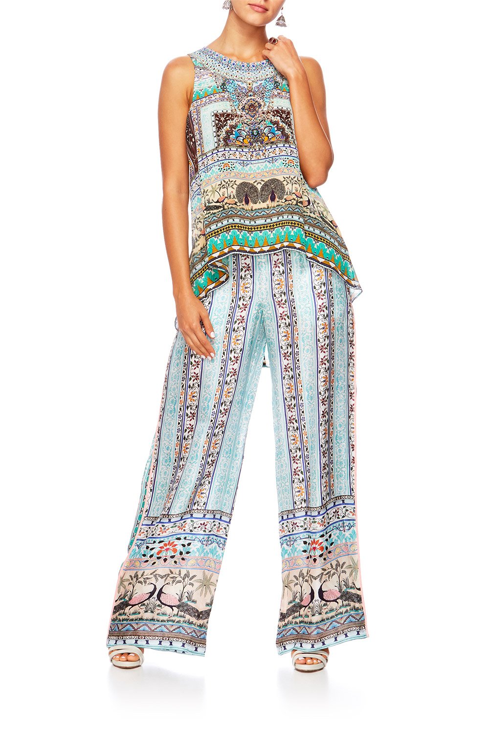 THE KING AND I BUTTON BACK TOP