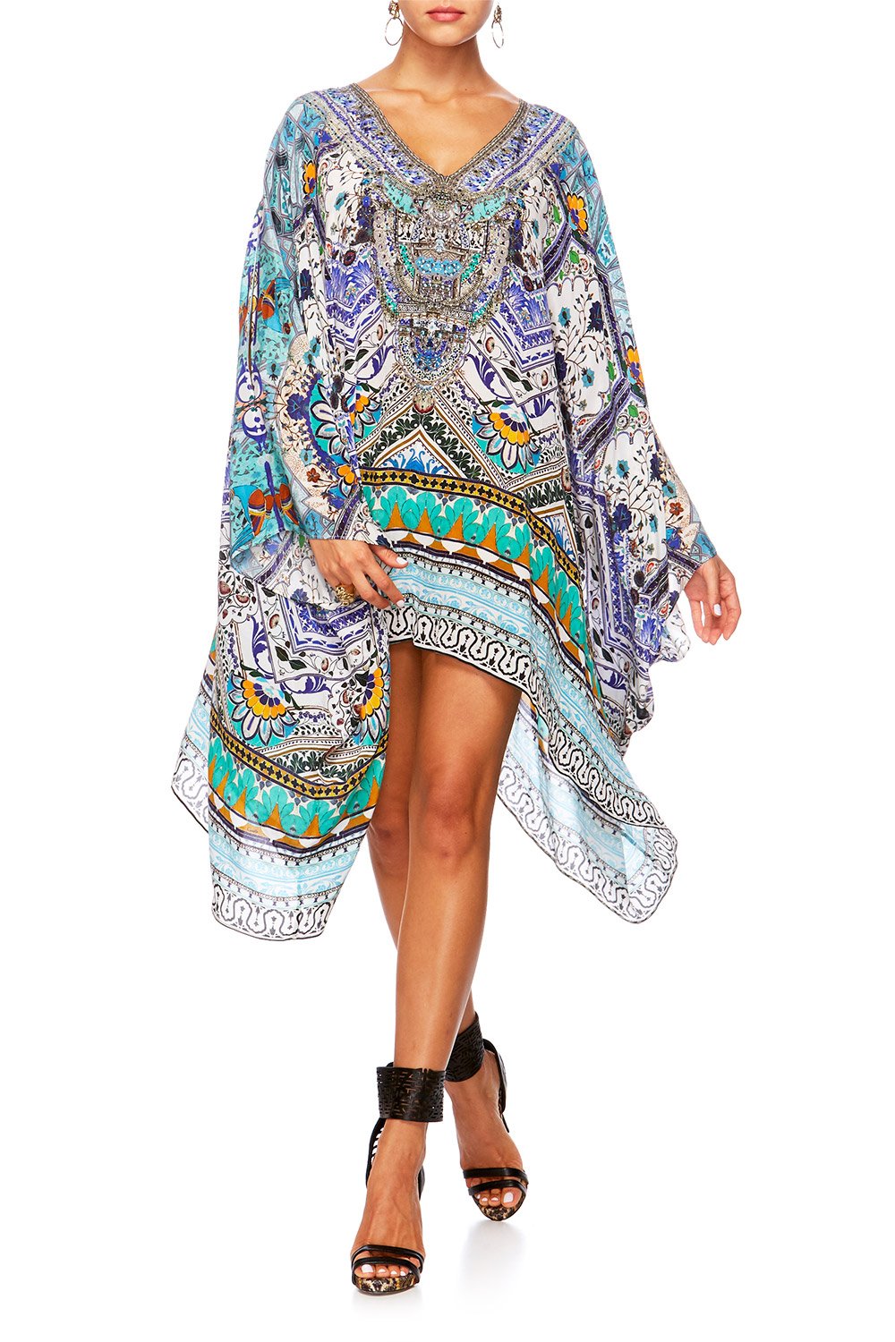 SPLIT SHOULDER SHORT KAFTAN GARDEN STATE