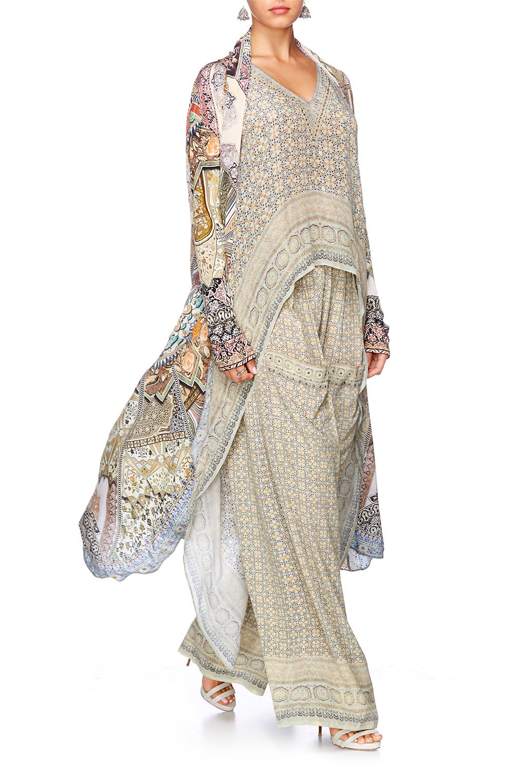 THREADED UNION WIDE LEG TROUSER