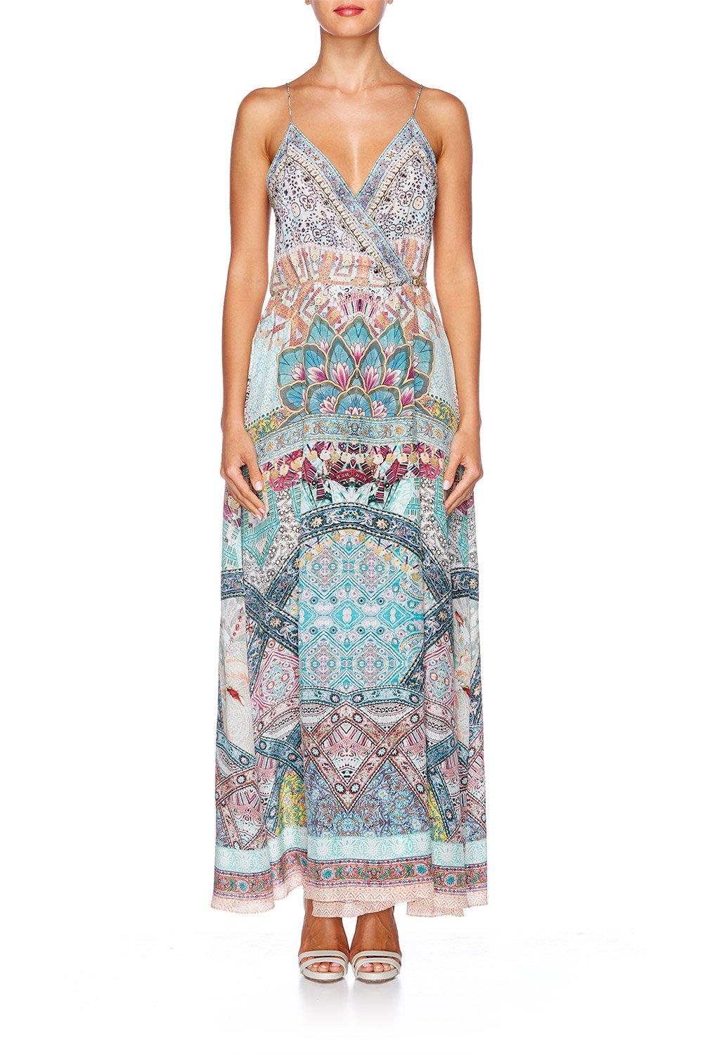 SISTERS OF THE MARIGOLD STRAPPY WRAP DRESS