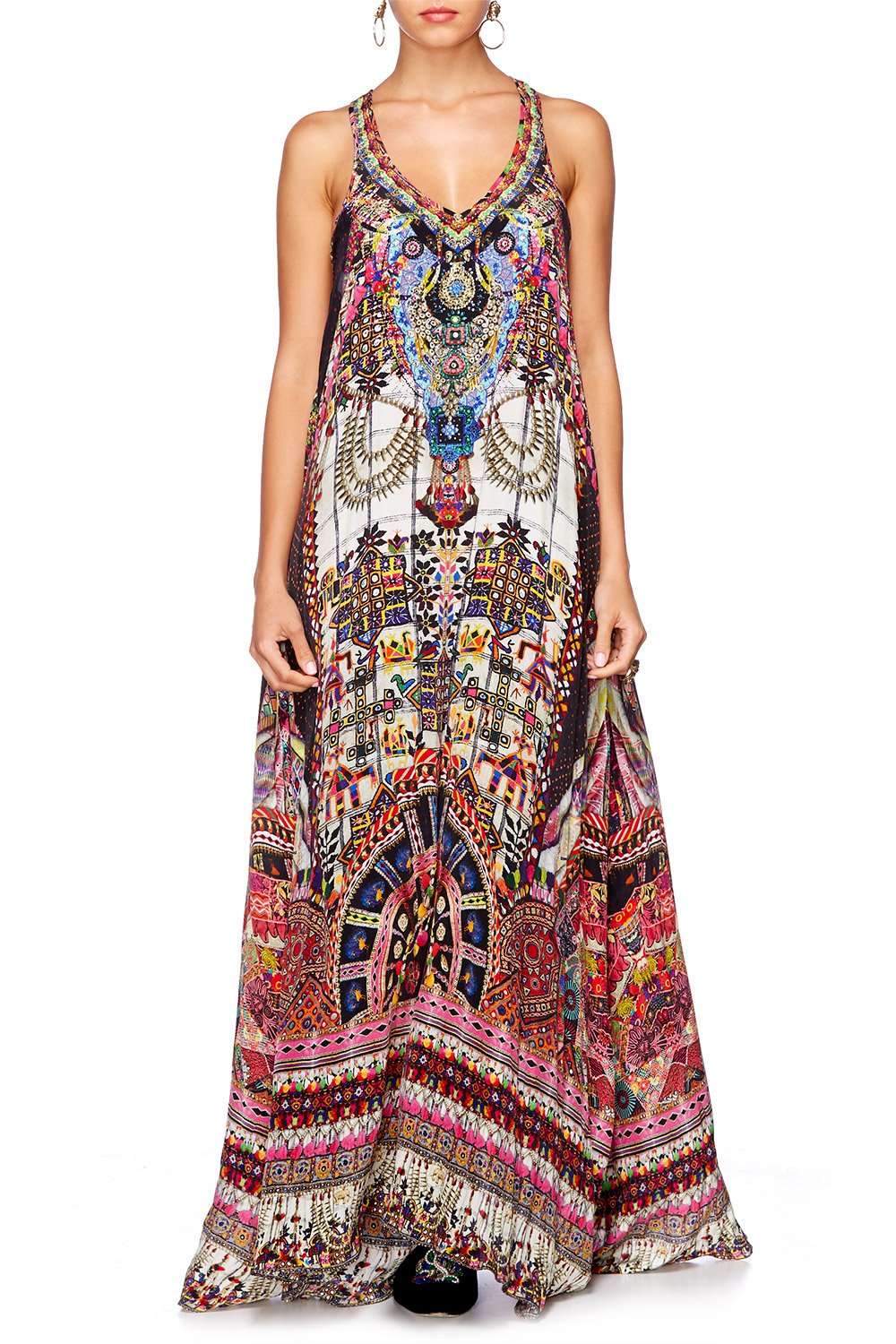 TINY DANCER VNECK RACER BACK DRESS