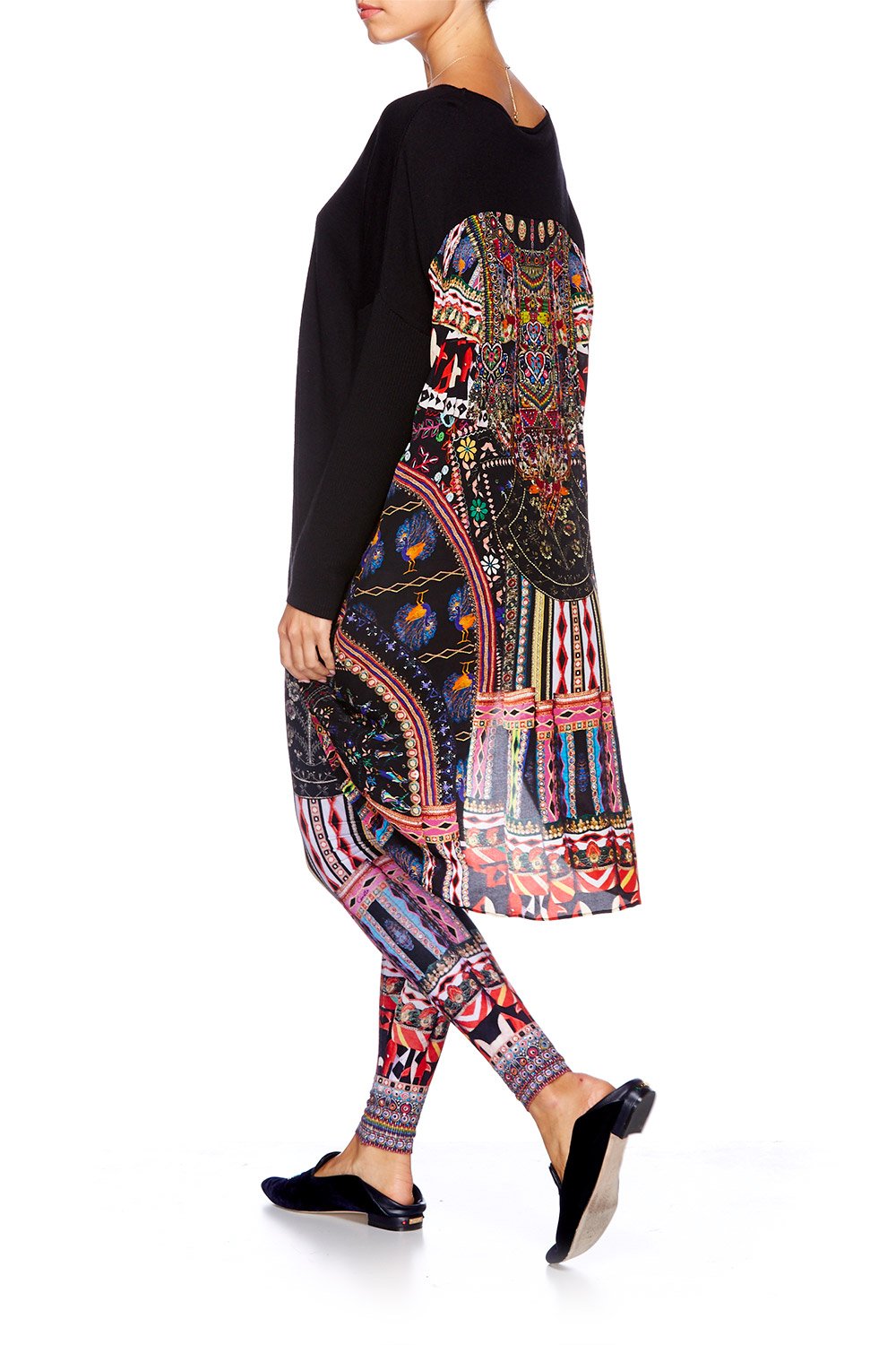 DANCING ON MY OWN LONG SLEEVE JUMPER W PRINT BACK