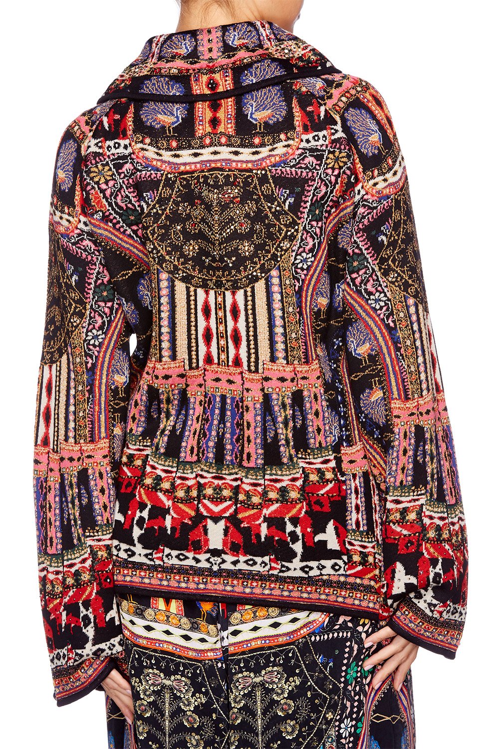 DANCING ON MY OWN KNIT JACQUARD JACKET