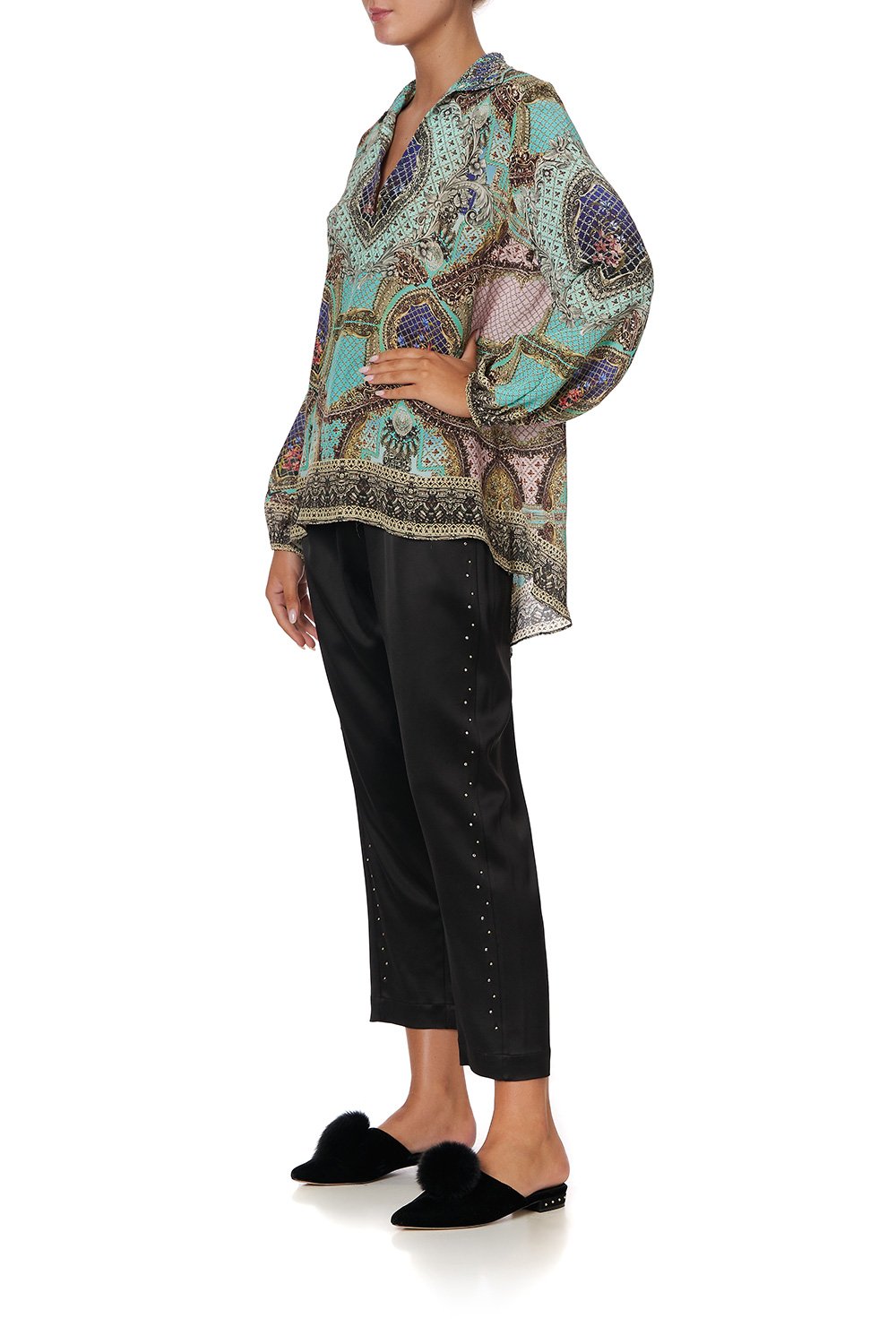 COLLARED SHIRT MULTI