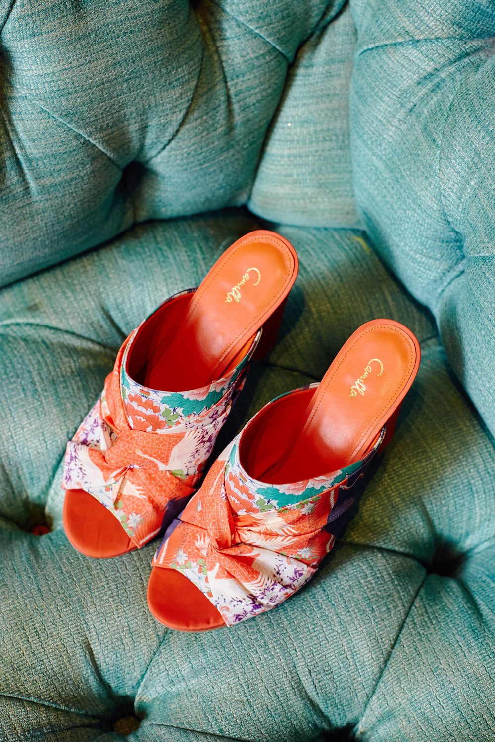 CAMILLA GEISHA GIRL OBI TIE HEEL