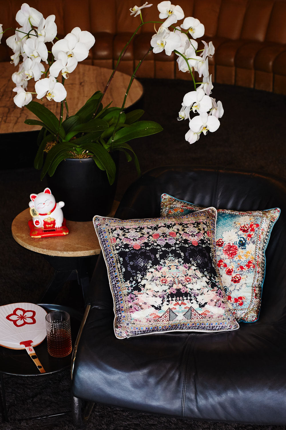 NIGHTS WITH HER LARGE SQUARE CUSHION