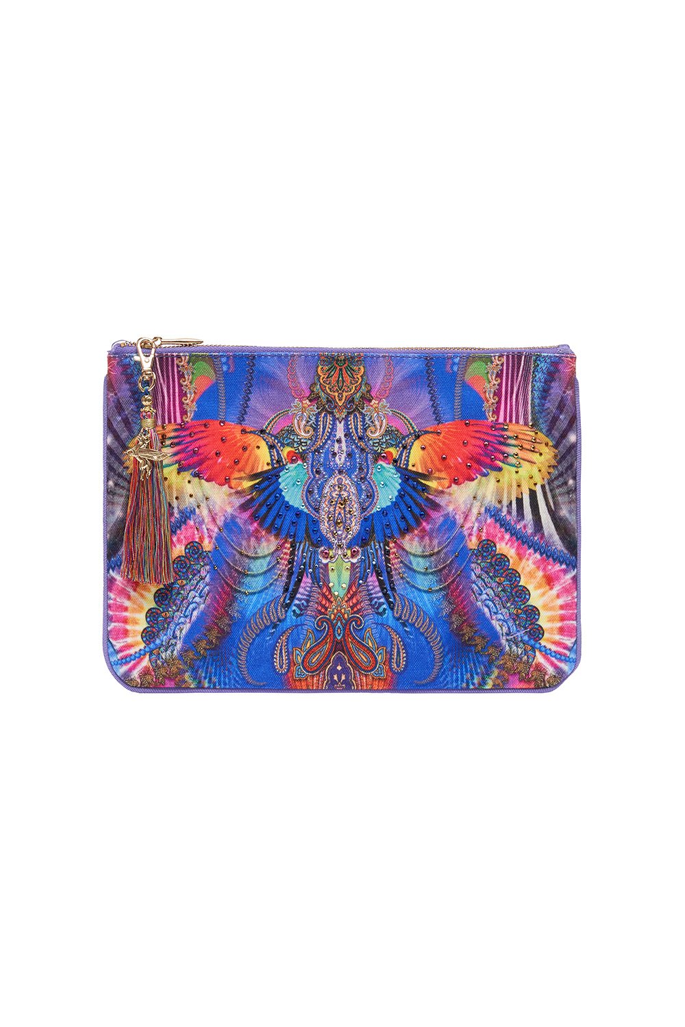 SMALL CANVAS CLUTCH PSYCHEDELICA