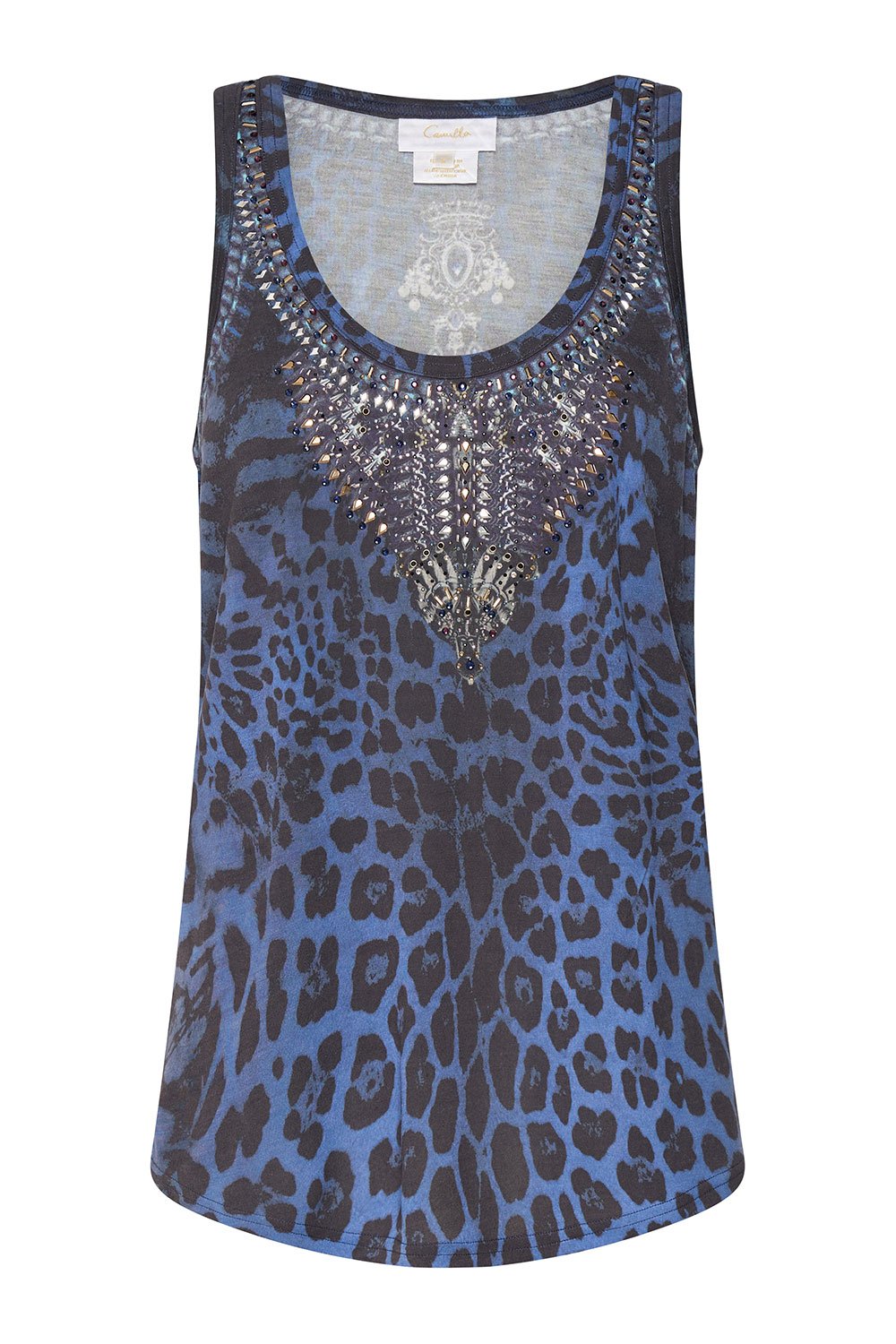 SCOOP NECK TANK THE CATS MEOW