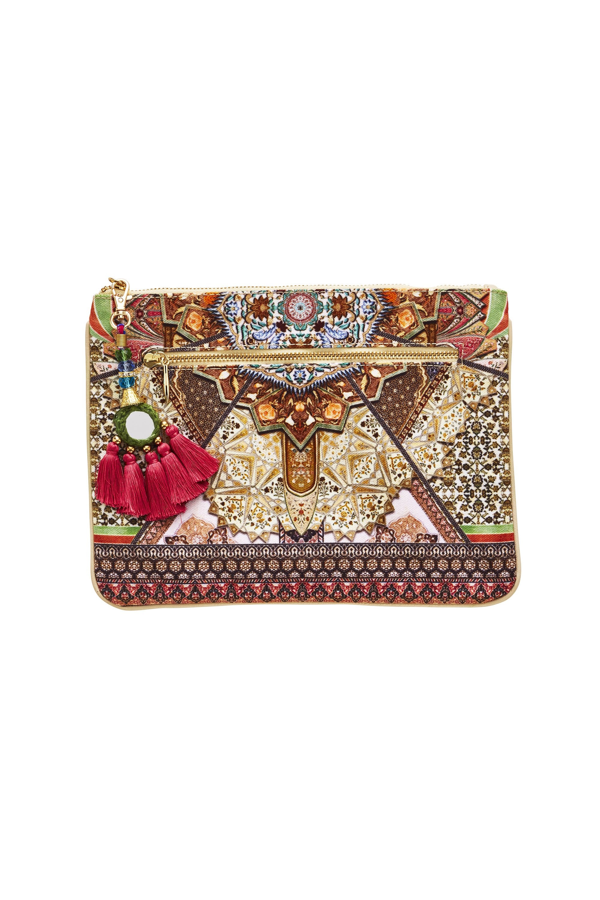 SOUL SISTERS SMALL CANVAS CLUTCH