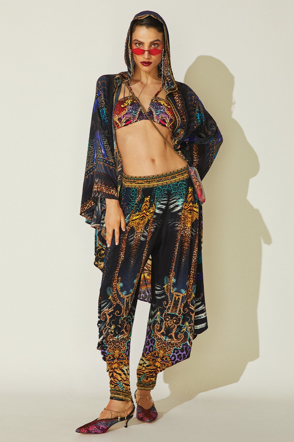 SHAPED HEM LAYER WITH HOOD SHES GOT GRACE