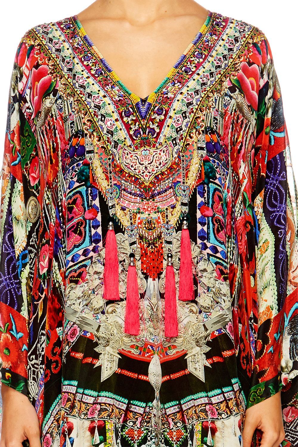 SOUND OF SILVER SPLIT FRONT & SLEEVE KAFTAN