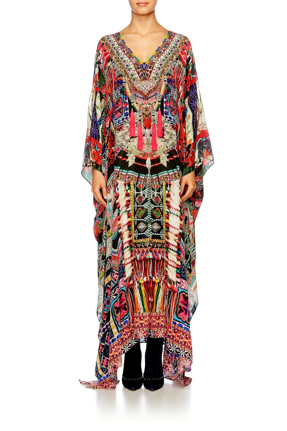 SOUND OF SILVER SPLIT FRONT & SLEEVE KAFTAN