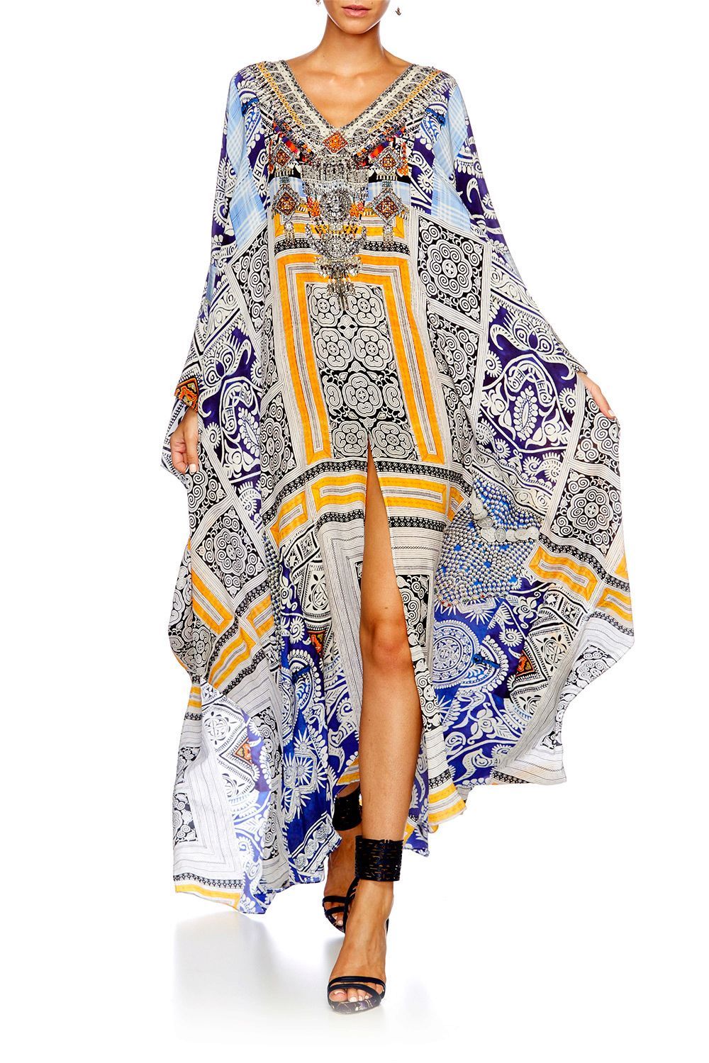 DRESS UP BOX SPLIT FRONT & SLEEVE KAFTAN