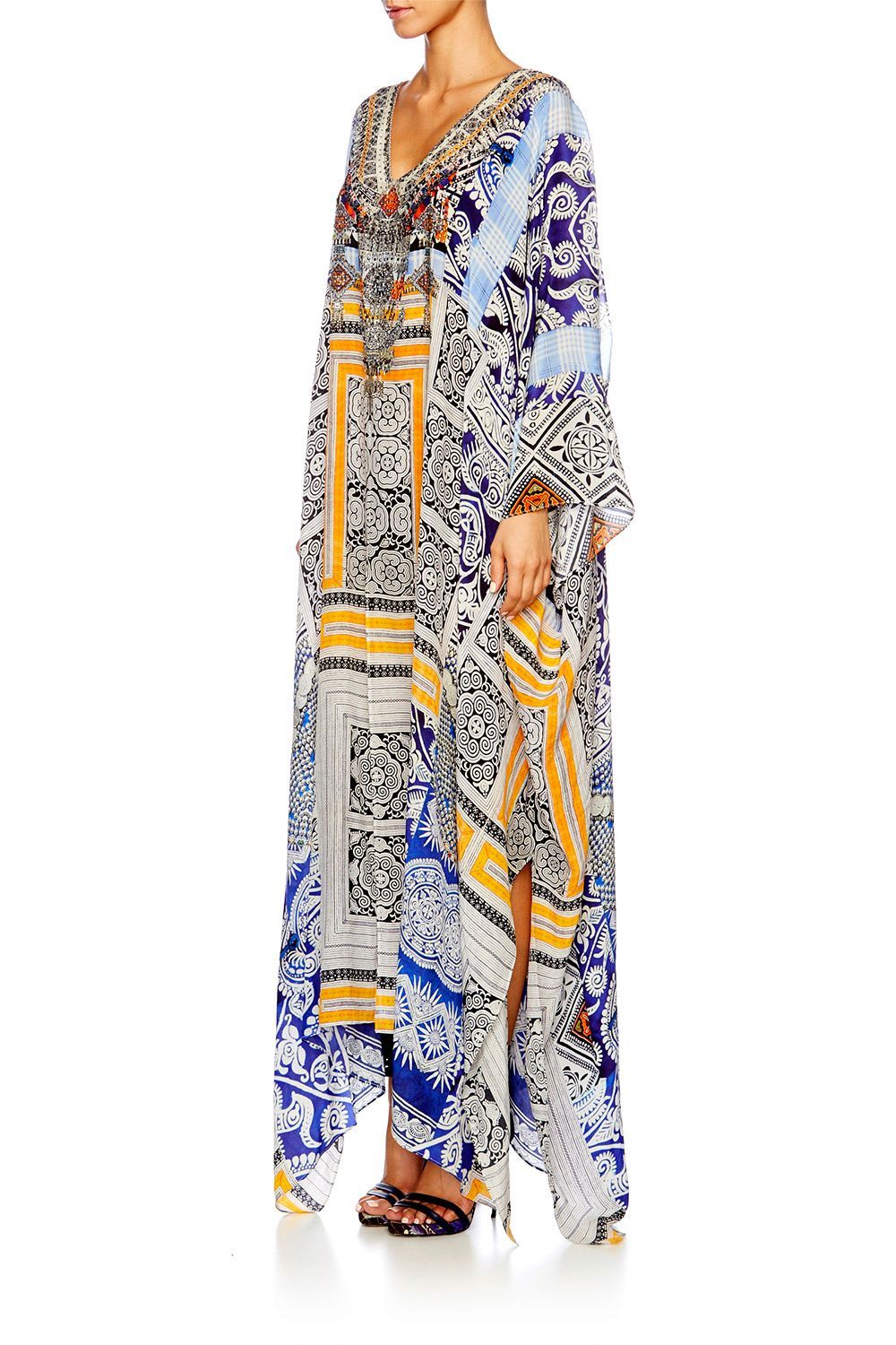 DRESS UP BOX SPLIT FRONT & SLEEVE KAFTAN