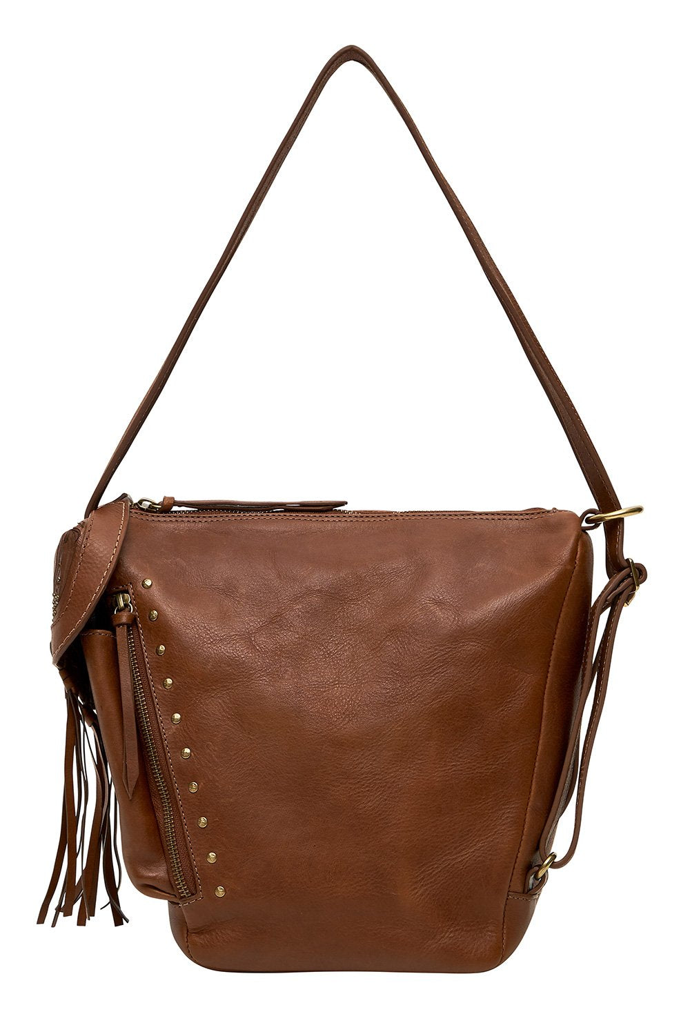 LEATHER BACKPACK TAN