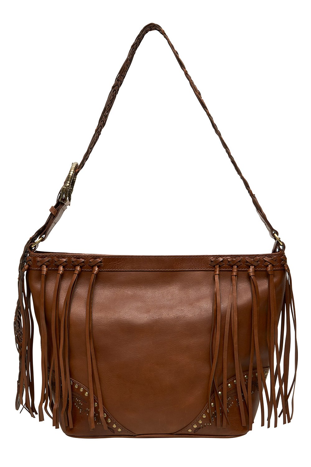 LEATHER HOBO TAN