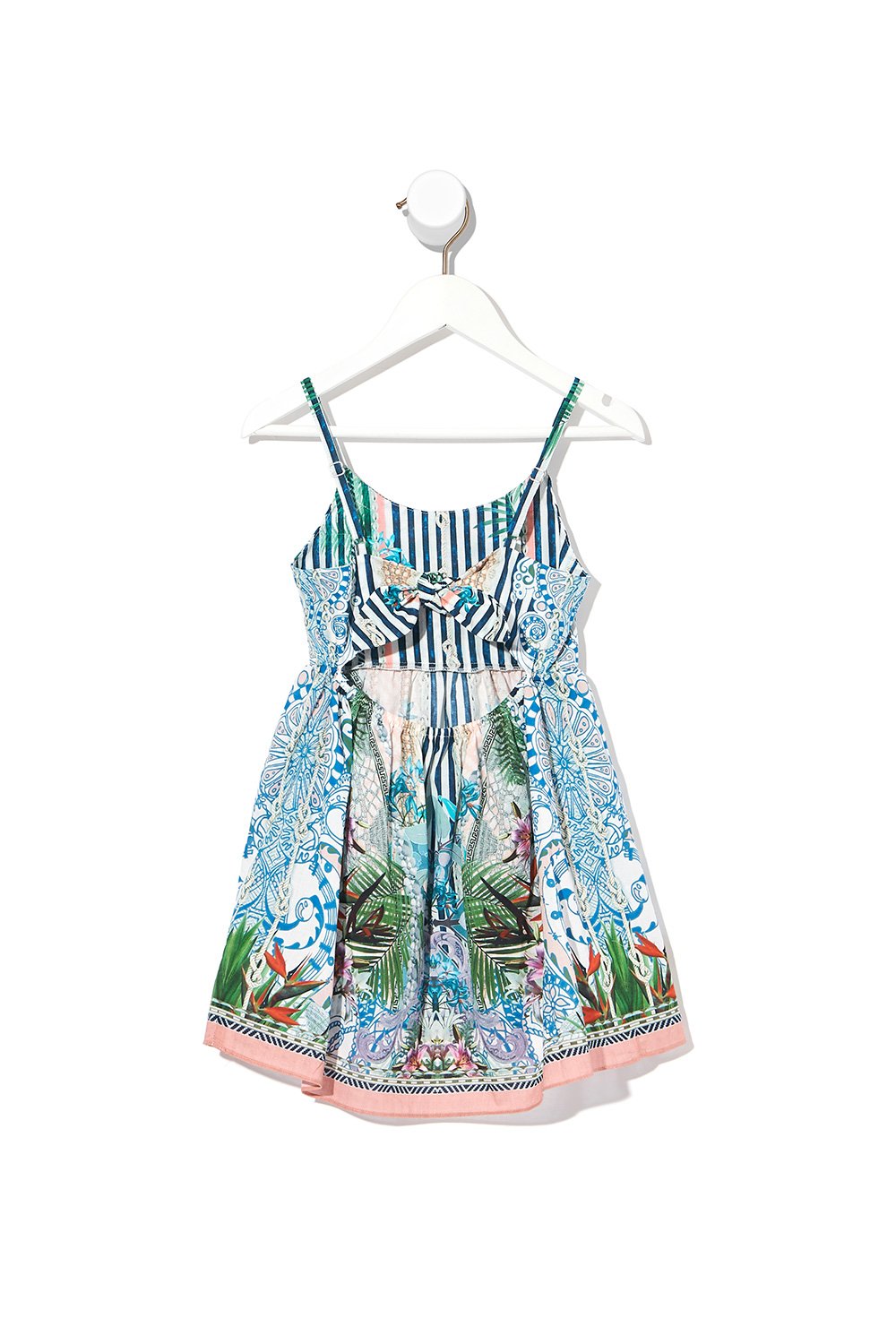 INFANTS TIE BACK DRESS BEACH SHACK