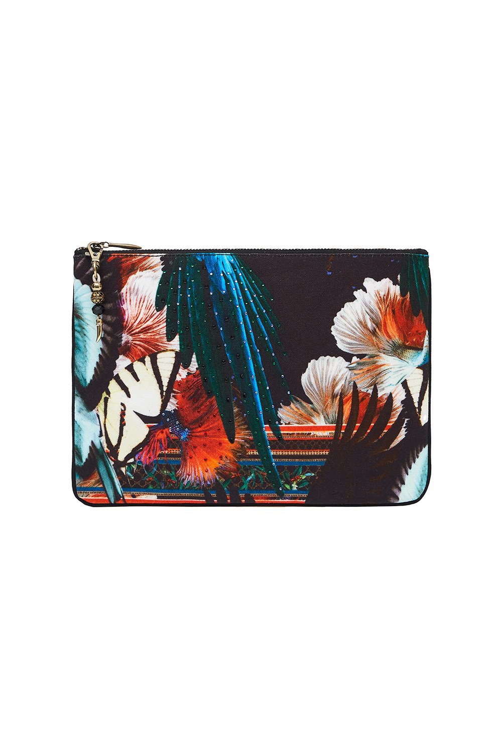 SMALL CANVAS CLUTCH NIGHT FLIGHT