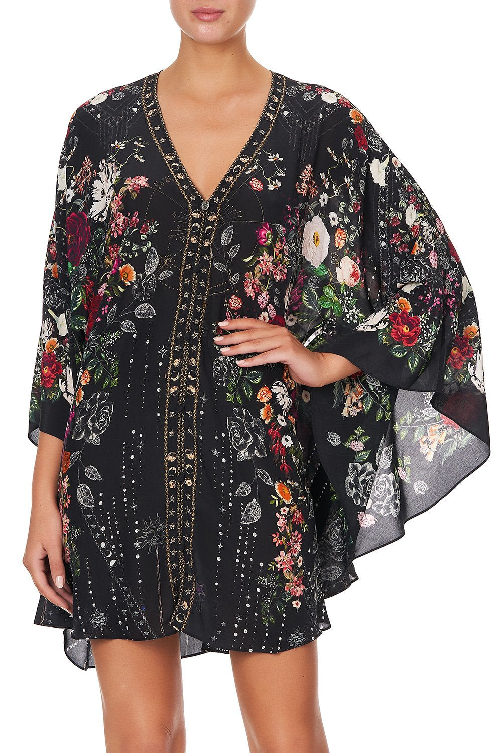BUTTON UP KAFTAN WITH BELT TO THE GYPSY
