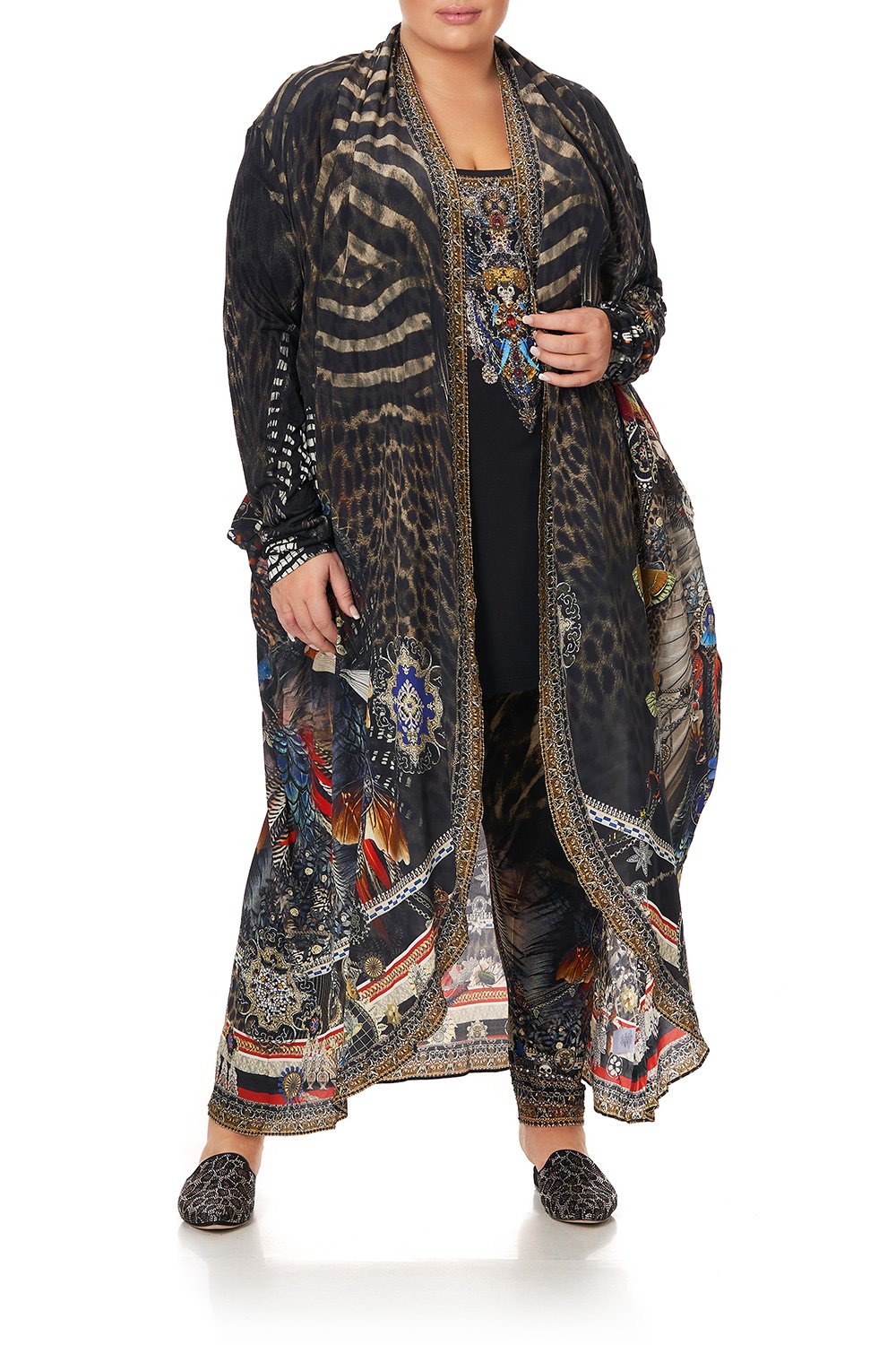 LONG CASUAL JACKET WITH POCKETS TREASURE CHASER