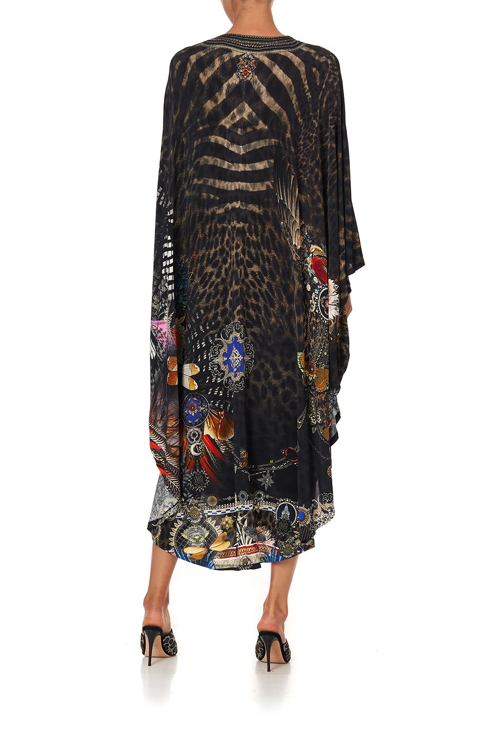 JERSEY LONG KAFTAN WITH ROUNDED HEM TREASURE CHASER