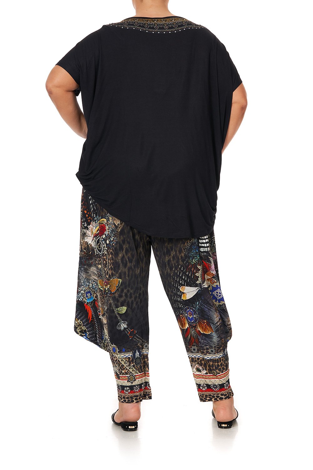 JERSEY DRAPE PANT WITH POCKET TREASURE CHASER