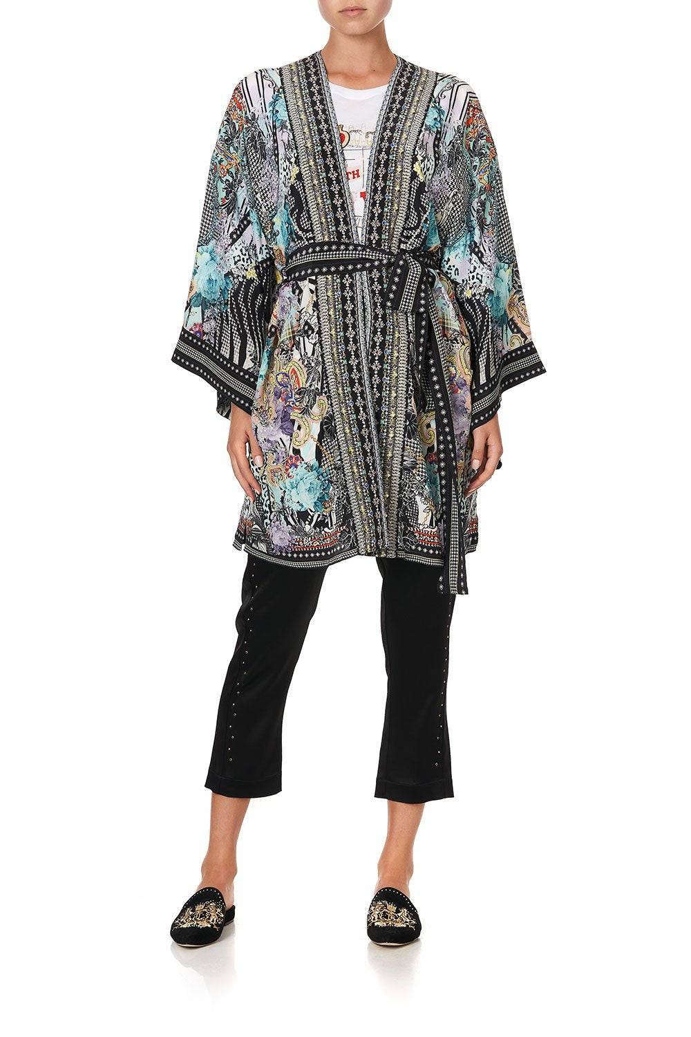 KIMONO WITH TIE BELT THINK KINKS