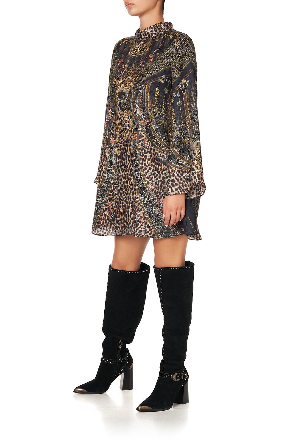 LONG SLEEVE SWING DRESS ABINGDON PALACE