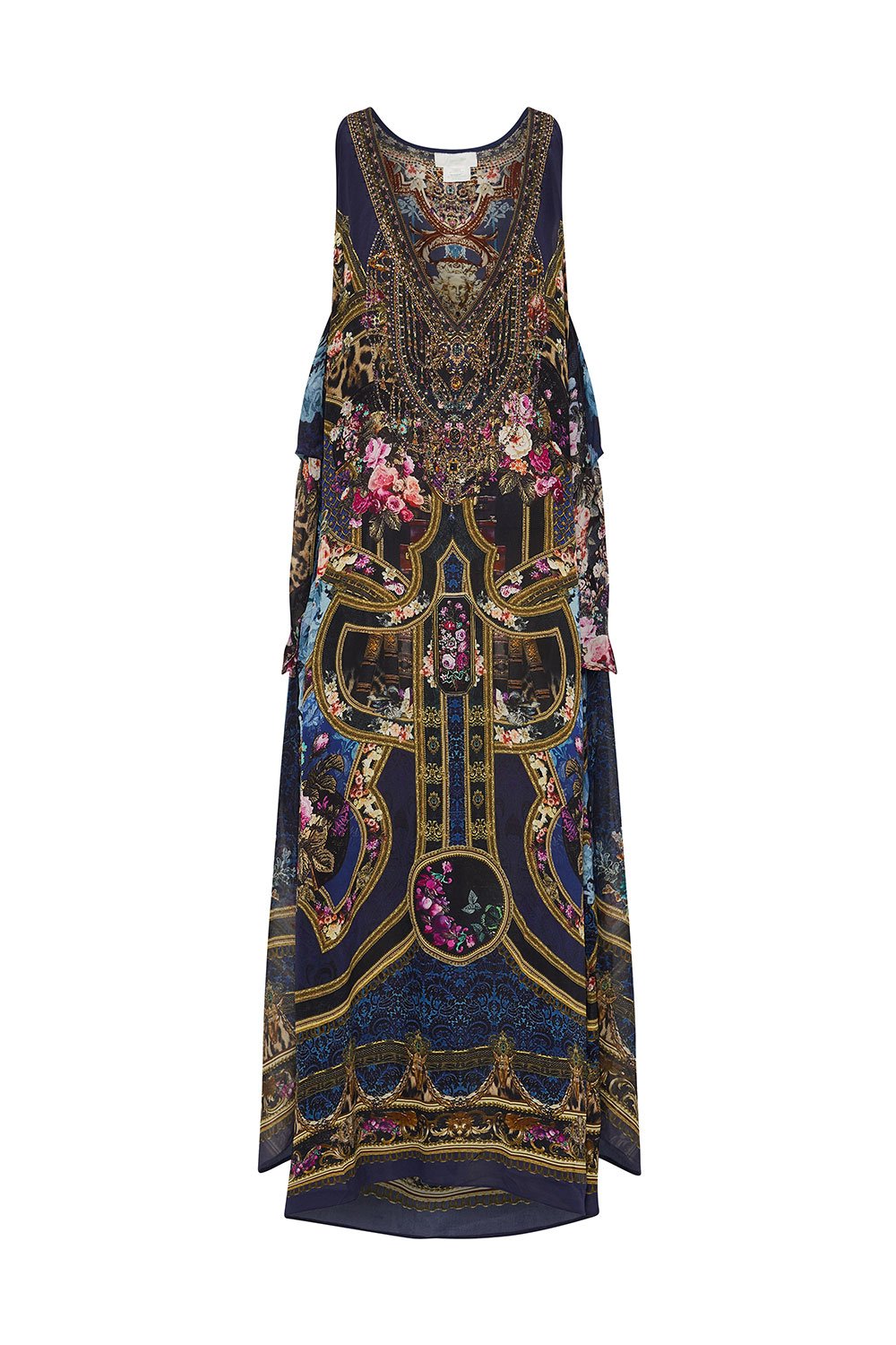 TIE FRONT MULTIWEAR DRESS FIELDS OF TREASURE