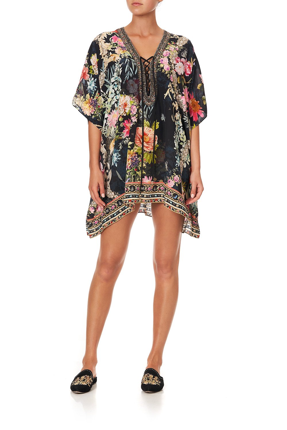 SHORT LACE UP KAFTAN HAMPTON HIVE