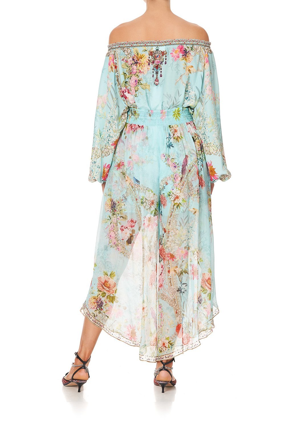 NECK TIE GATHERED BLOUSE A ROYAL STITCH UP