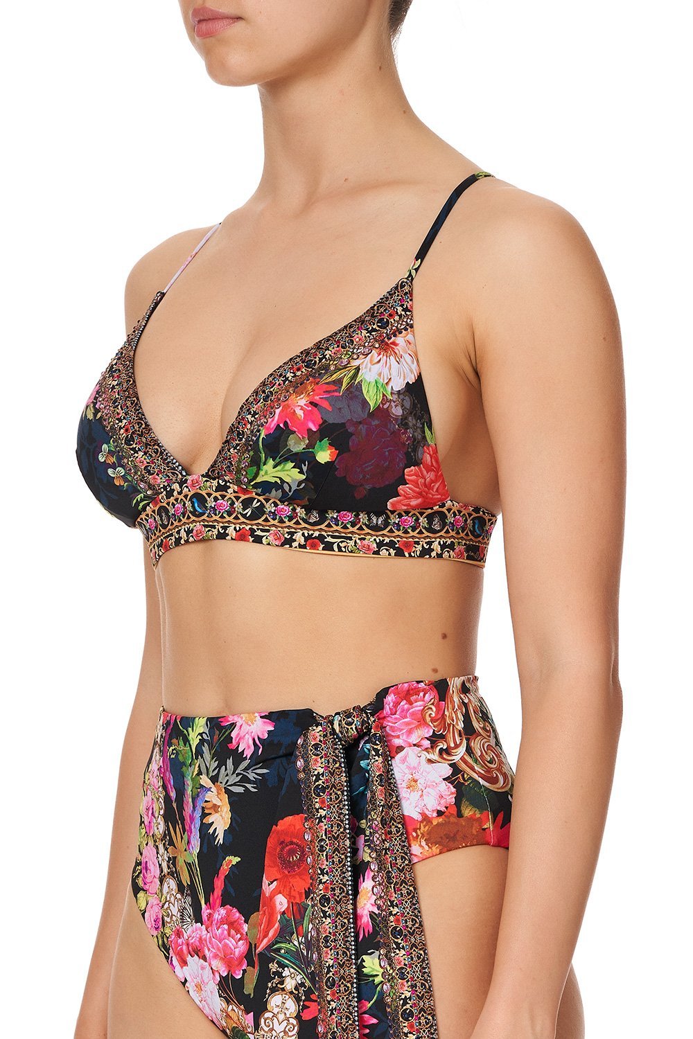 LACE BACK TRI BRA HAMPTON HIVE
