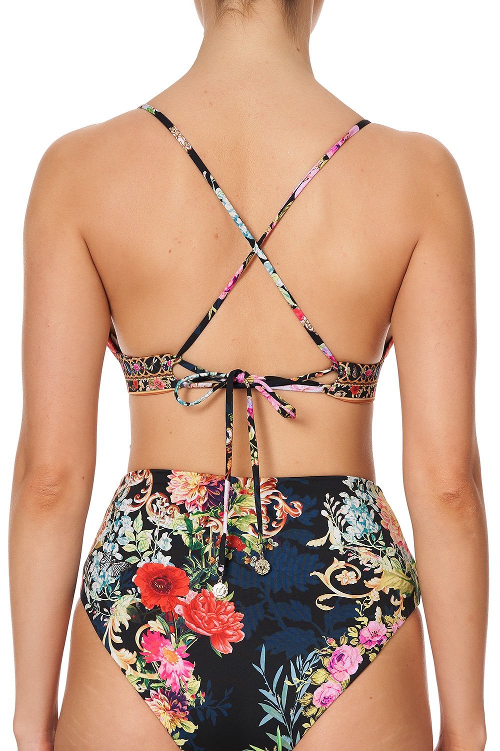 LACE BACK TRI BRA HAMPTON HIVE