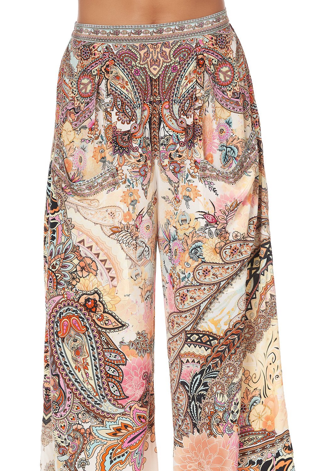 WIDE LEG TROUSER WITH FRONT POCKETS CARNABY DISCO