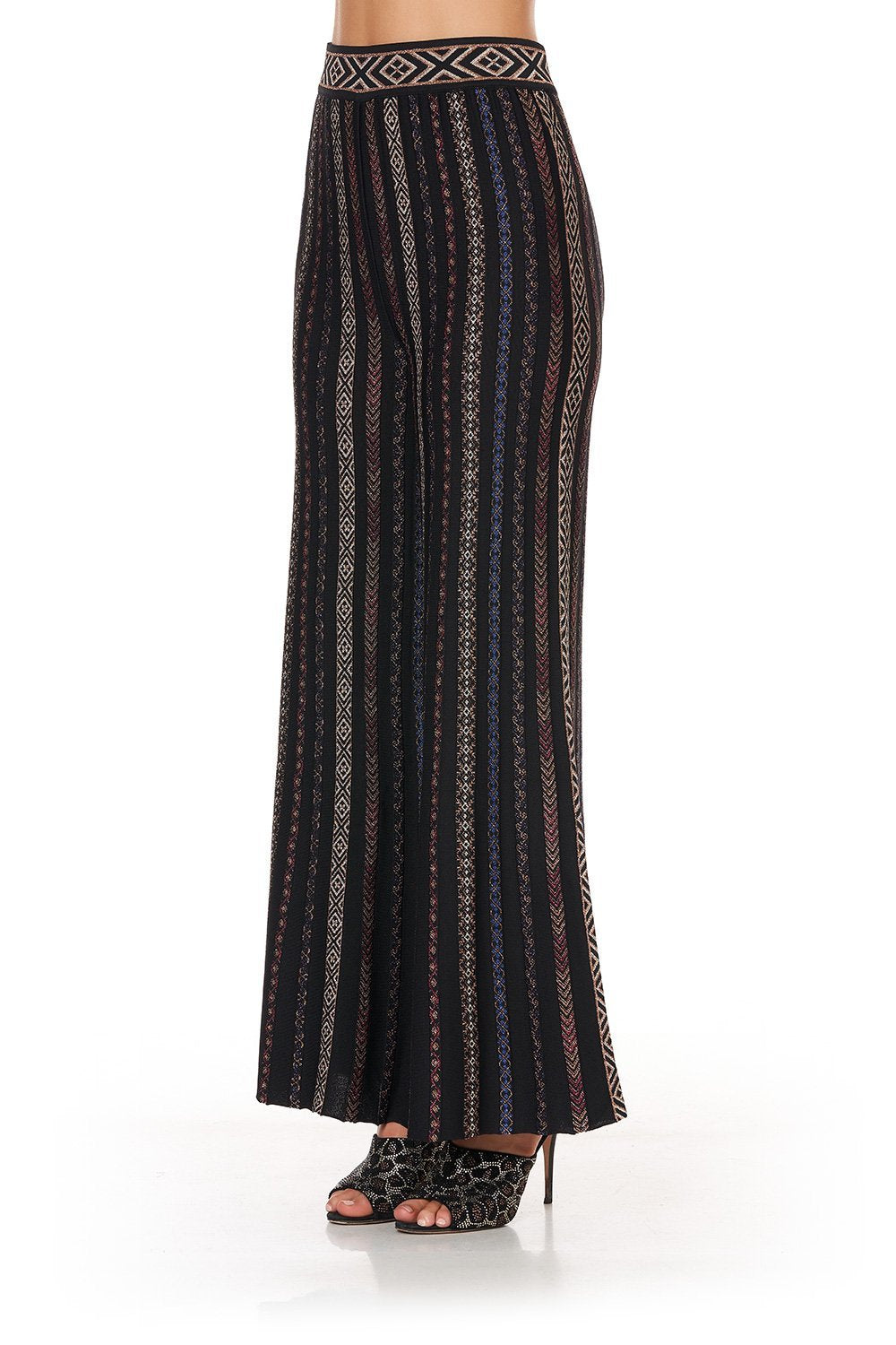 FIT AND FLARE KNIT PANTS SWINGING SIXTIES
