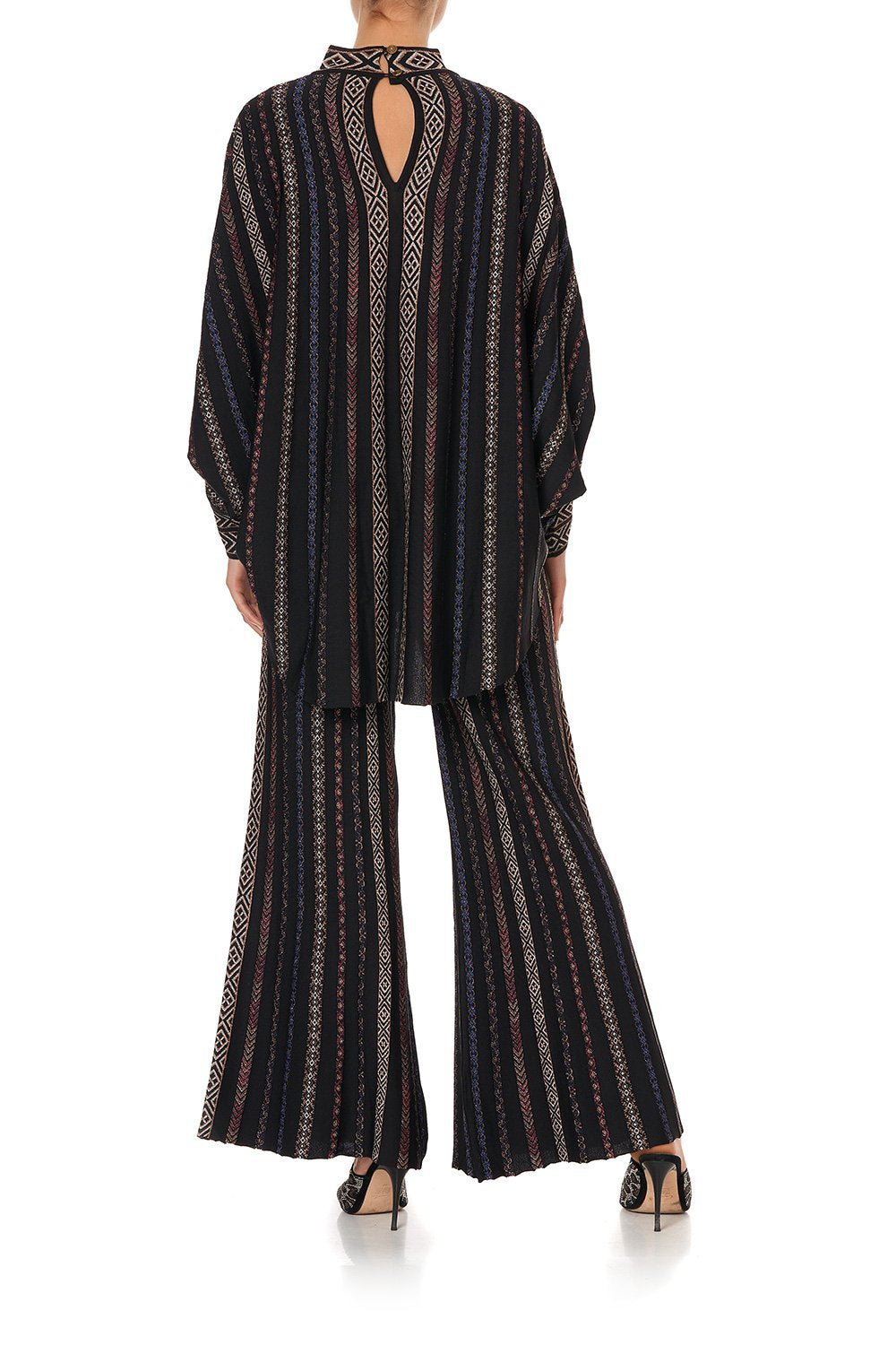 FIT AND FLARE KNIT PANTS SWINGING SIXTIES