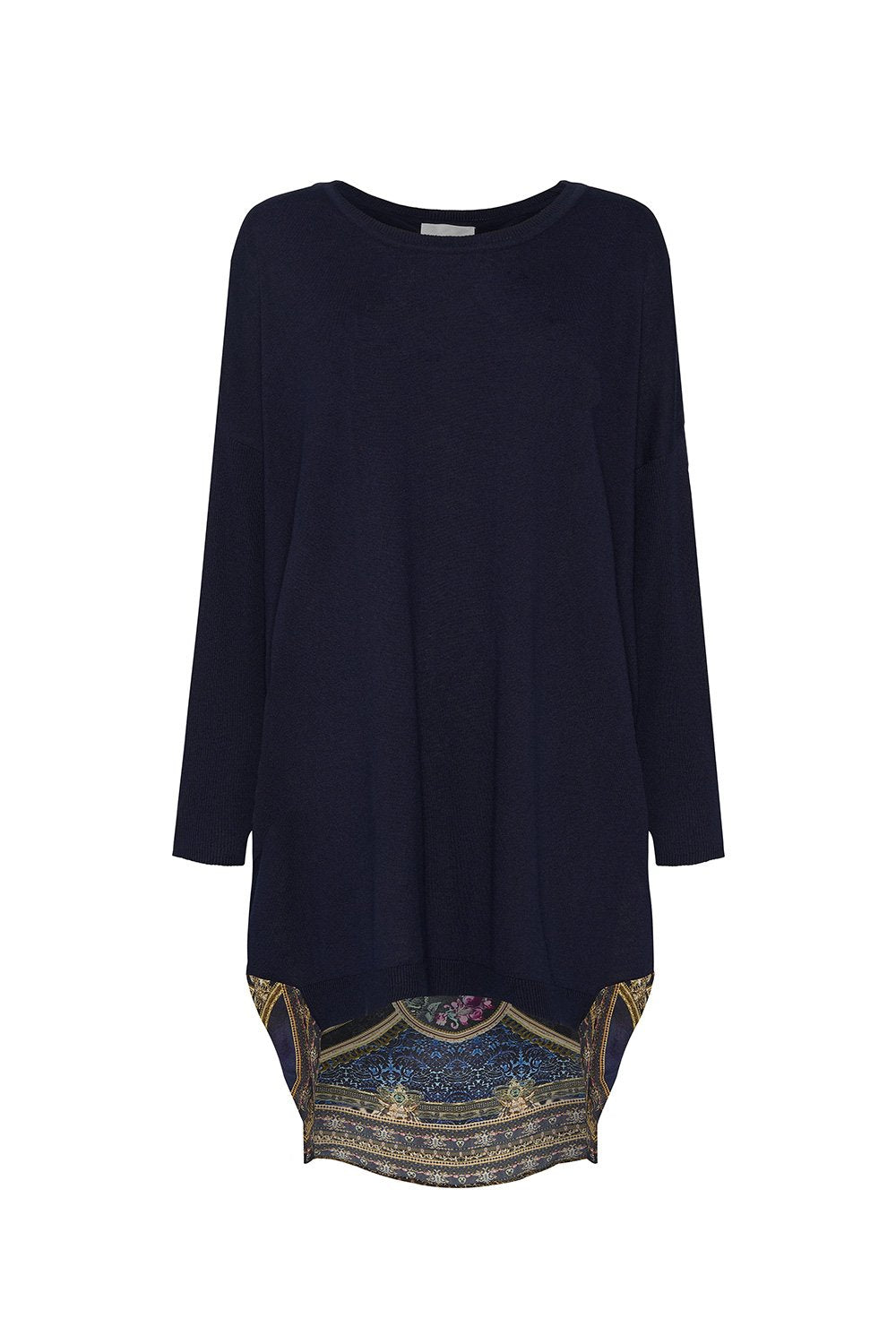 LONG SLEEVE JUMPER WITH PRINT BACK FIELDS OF TREASURE