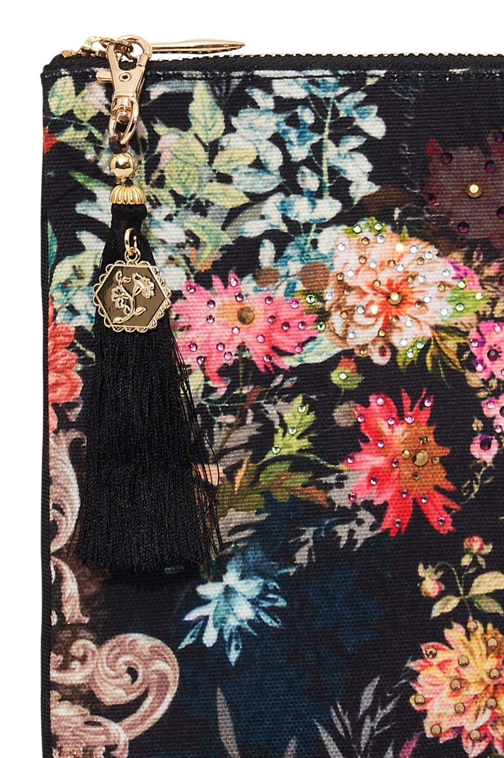 SMALL CANVAS CLUTCH HAMPTON HIVE