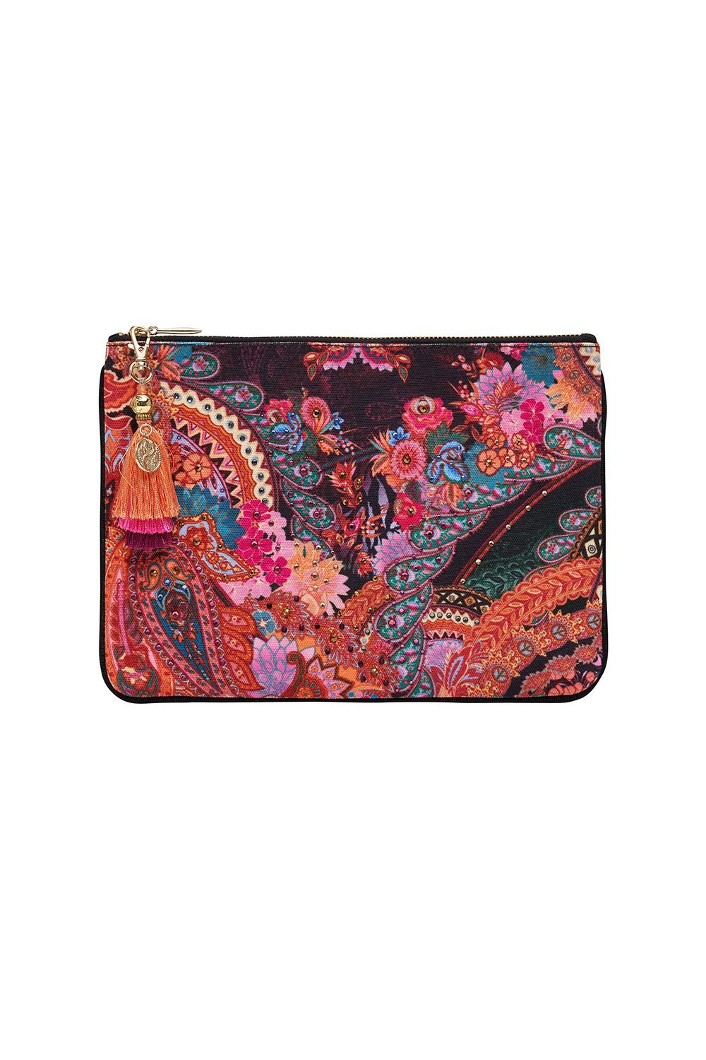 SMALL CANVAS CLUTCH SWINGING SIXTIES