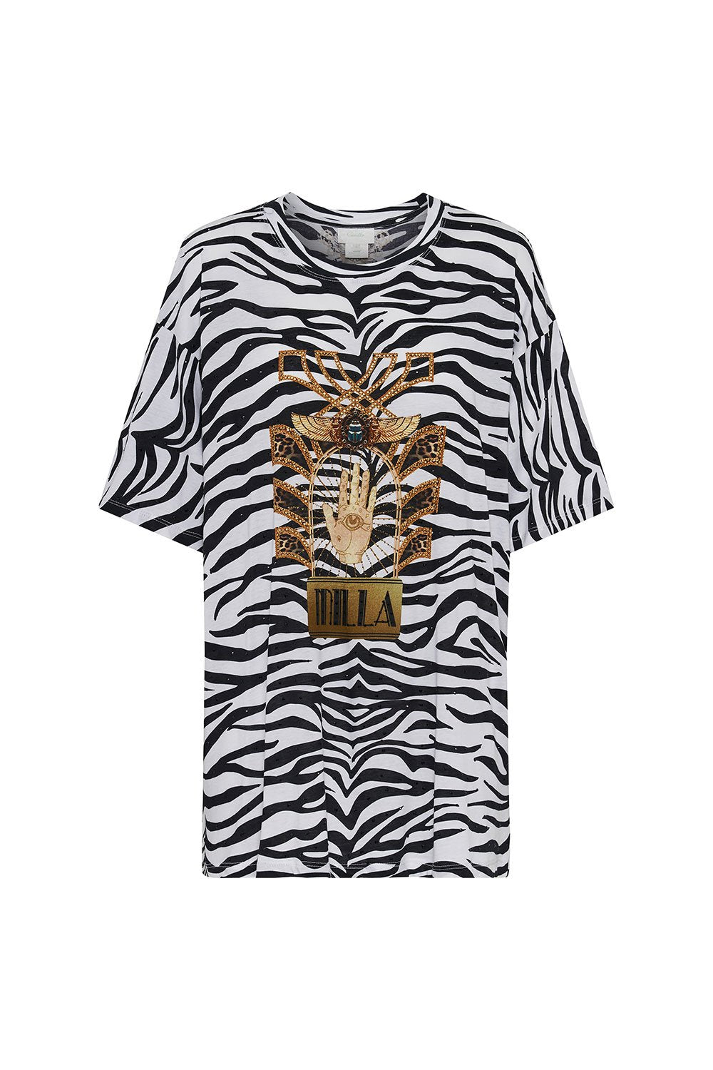 OVERSIZE BAND TEE RAINBOW ROOM